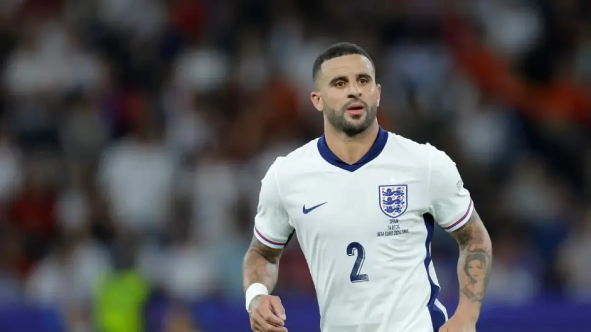 Kyle Walker direkomendasikan oleh legenda I., Wayne Rooney untuk membantu pertahanan Three Lions. (Getty Images) 