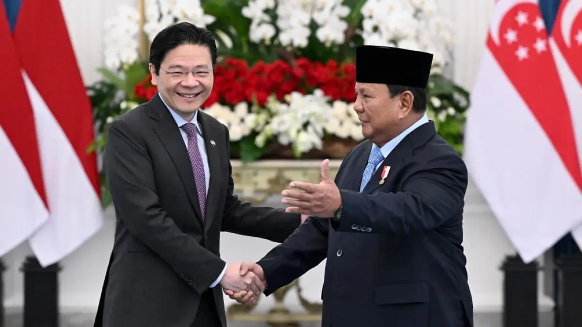 Presiden Prabowo dan PM Singapura Lawrence Wong menyepakati 26 kerja sama. (Dok BPMI Setpres)