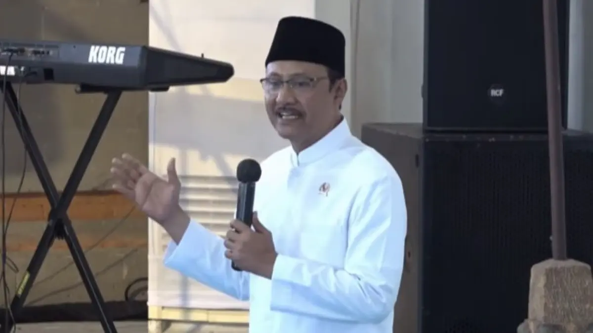 Sekretaris Jenderal PBNU Saifullah Yusuf. (Tangkapan layar youtube Sekretariat Presiden)