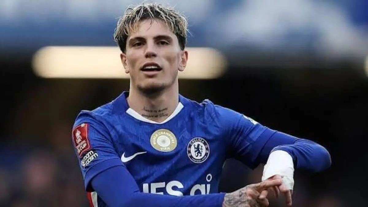 Hanya satu musim berseragam Chelsea, Garnacho akan dilepas musim ini. (BBC)