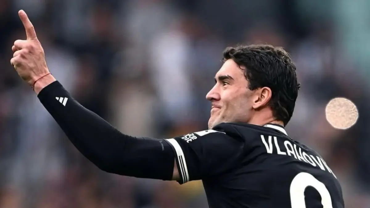 Juventus sengaja menunda ucapan perpisahan karena peluang Dušan Vlahović. (instagram.com/vlahovicdusan)