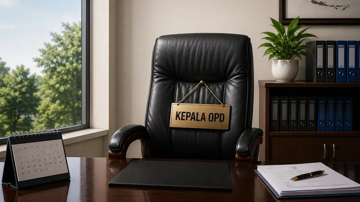 Ilustrasi jabatan pimpinan OPD di Pemkab Tuban belum terisi definitif. (RADARTUBAN/AI)