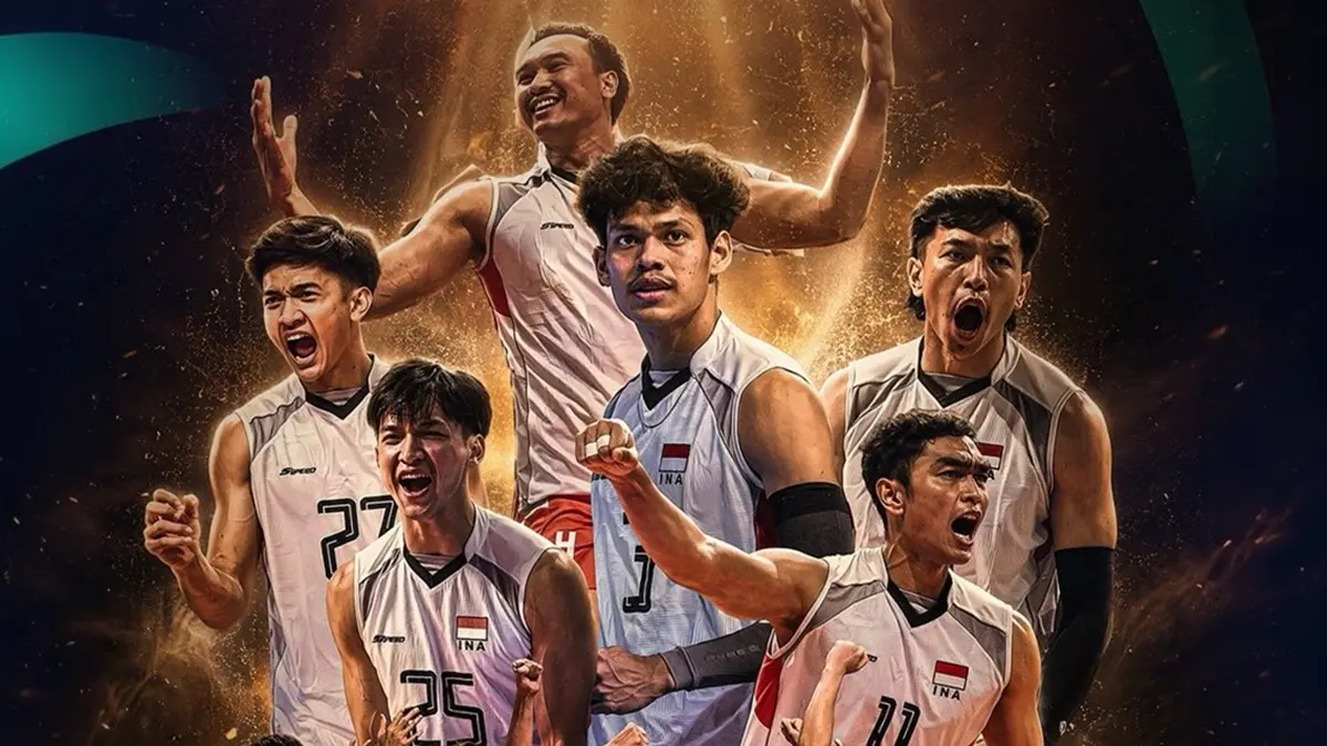 Timnas Voli Putra Indonesia menempati peringkat ke-44 dunia. (instagram.com/indonesian_volleyball)