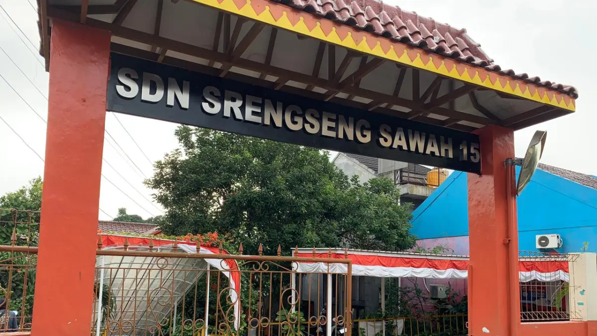 SDN Srengseng Sawah 15 Jakarta Selatan menerima ancaman bom melalui WhatsApp. (Dok. SDN Srengseng Sawah 15 Jakarta Selatan)
