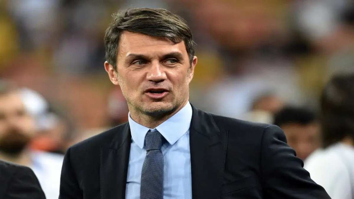 Paolo Maldini resmi menjadi direktur teknis Timnas Italia. (AFP/FAYEZ NURELDINE)