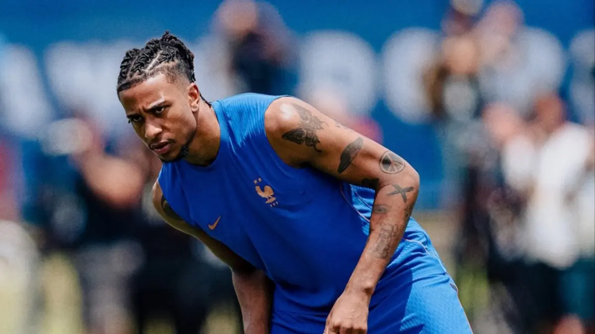 Pemain Timnas Prancis, Michael Olise. (Instagram/equipedefrance)