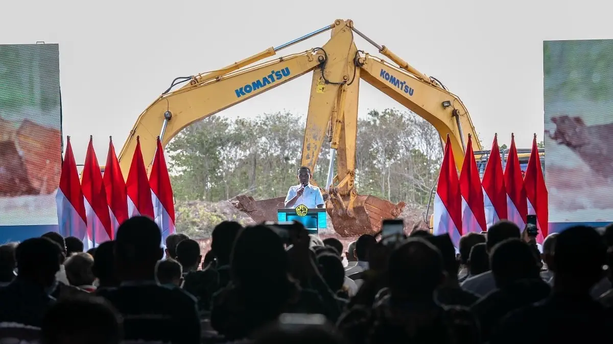 Proyek LNG Abadi Masela resmi dibangun. (Dok. ESDM)