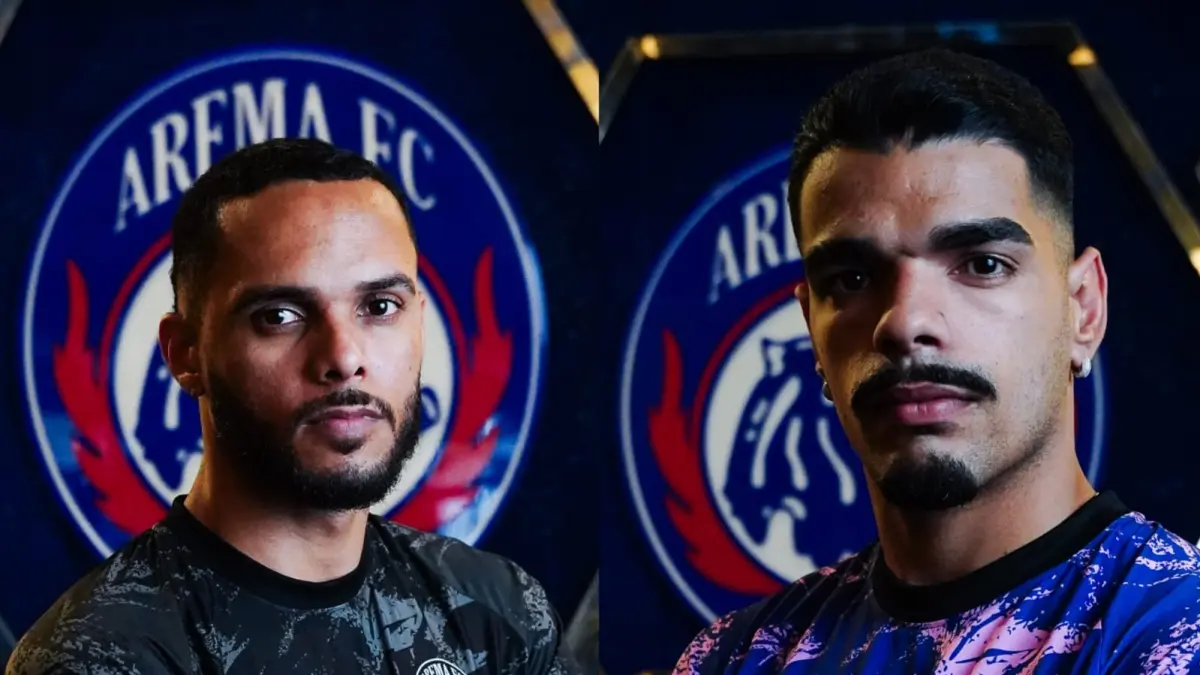 2 pemain baru Arema FC, Marcos Vinicius dan Careca. (Dok. Arema FC)