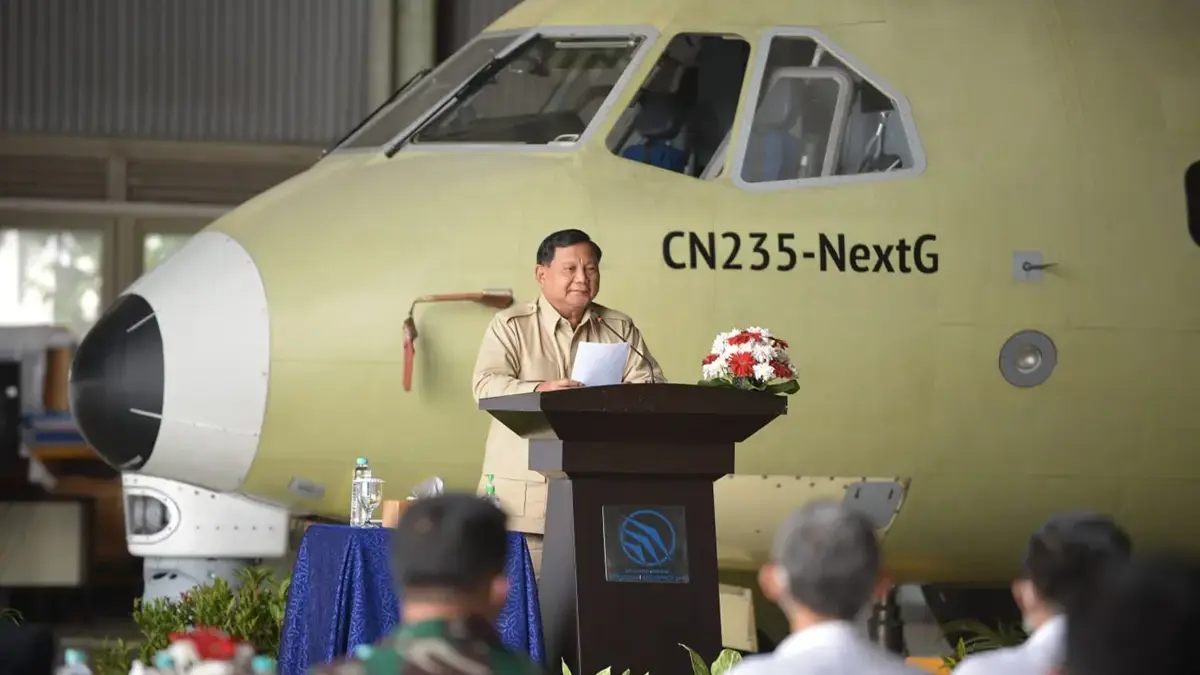 Presiden Prabowo menugaskan PTDI memproduksi 110 pesawat nasional. (Istimewa)