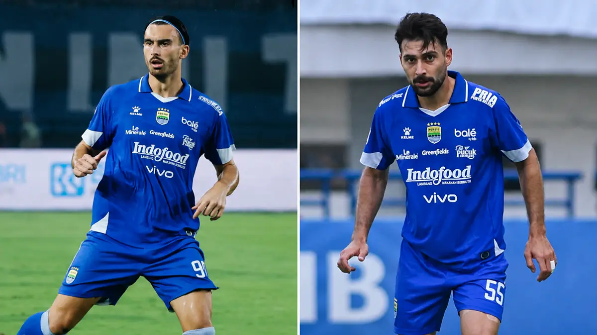 Andrew Jung dan Frans Putros resmi melanjutkan karier di Liga Vietnam usai hengkang dari Persib. (Instagram.com)