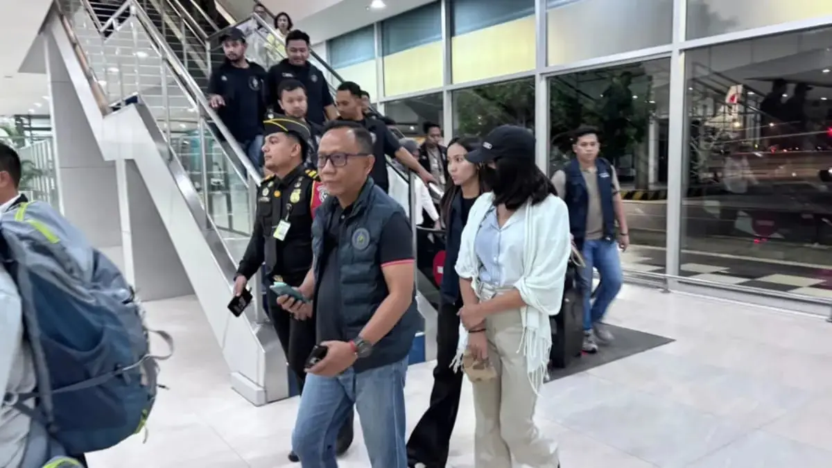 Buron interpol Leny Agusya ditangkap di Bandara Internasional Soetta pada Rabu (29/7) (Dok. Polri)