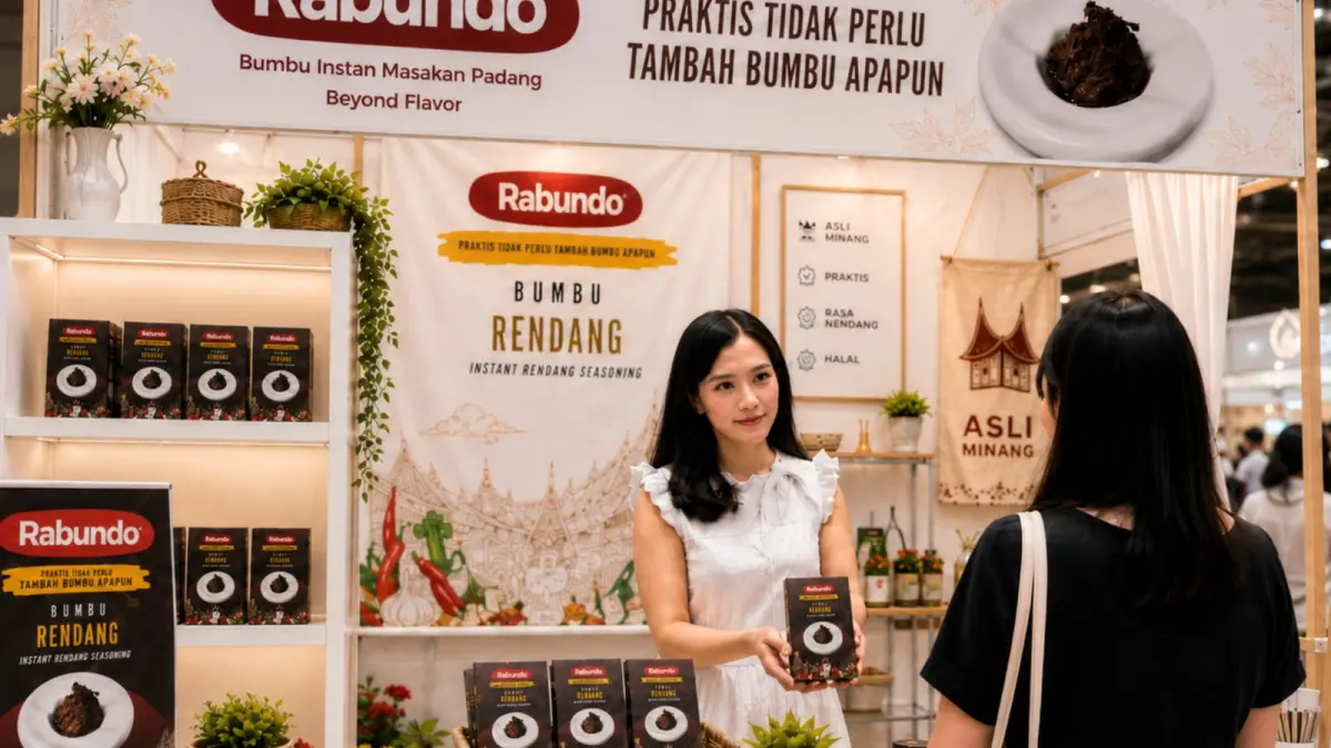 Memastikan istilah asing/teknis seperti marketplace, premium taste, authentic taste, dan QRIS. (BRI)