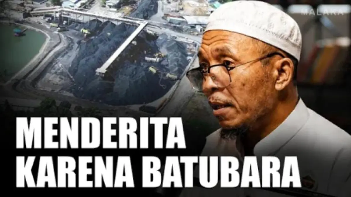 Pak Mariadi warga desa Rantau Bakula saat mengobrol tentang fenomena pertambangan batu bara. (Tangkapan layar youtube malakaprojectid)