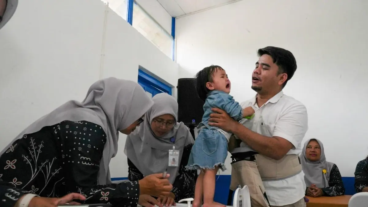 BRI Peduli Perkuat Layanan Kesehatan Ibu dan Anak melalui Posyandu Matahari. (Dok. BRI)