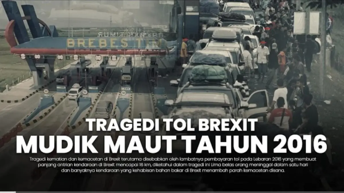 Foto tragedi mudik paling mengerikan pada tahun 2016, hingga dikenal dengan sebutan 