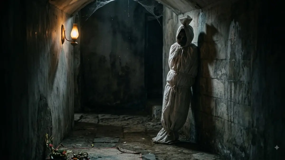 Fenomena mistis sejarah Pocong, hingga kebangkitan film horor di Indonesia. (RADARTUBAN/AI)