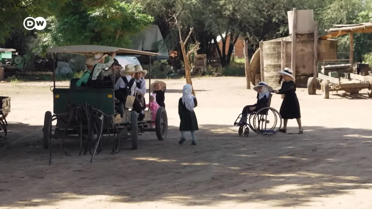 Anak - anak Komunitas Mennonite. (Tangkapan layar youtube DW Dokumenter)
