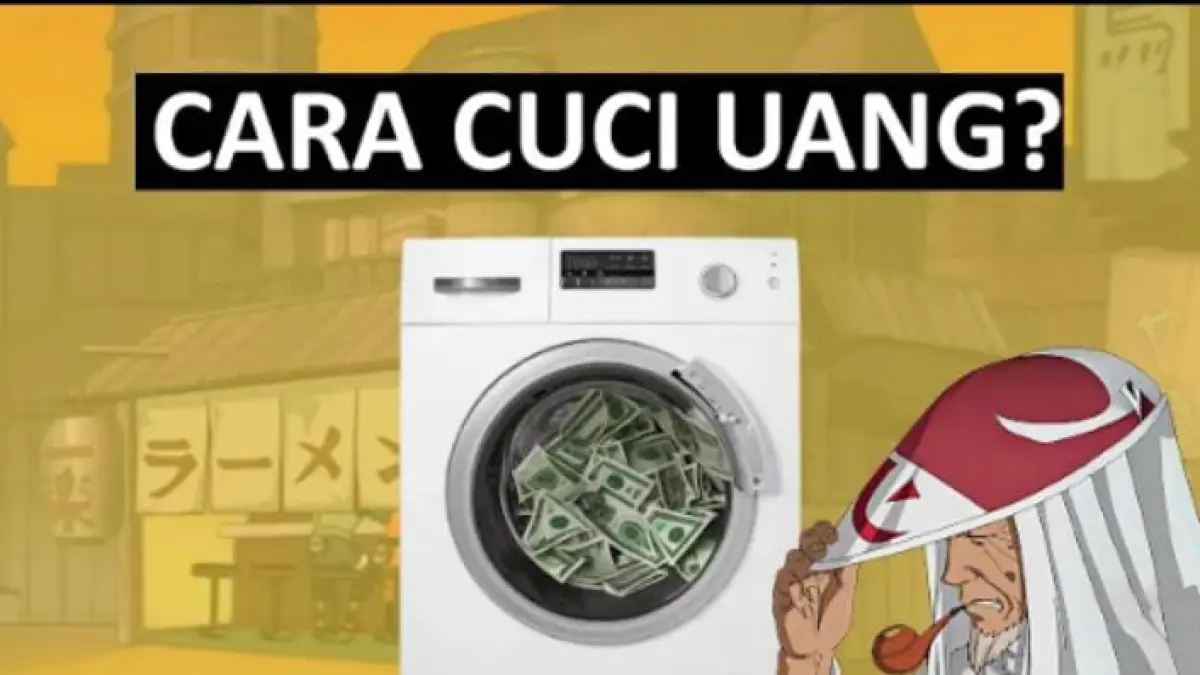 Foto ilustrasi money laundry. (Tangkapan layar video YouTube Nahh Jadi)