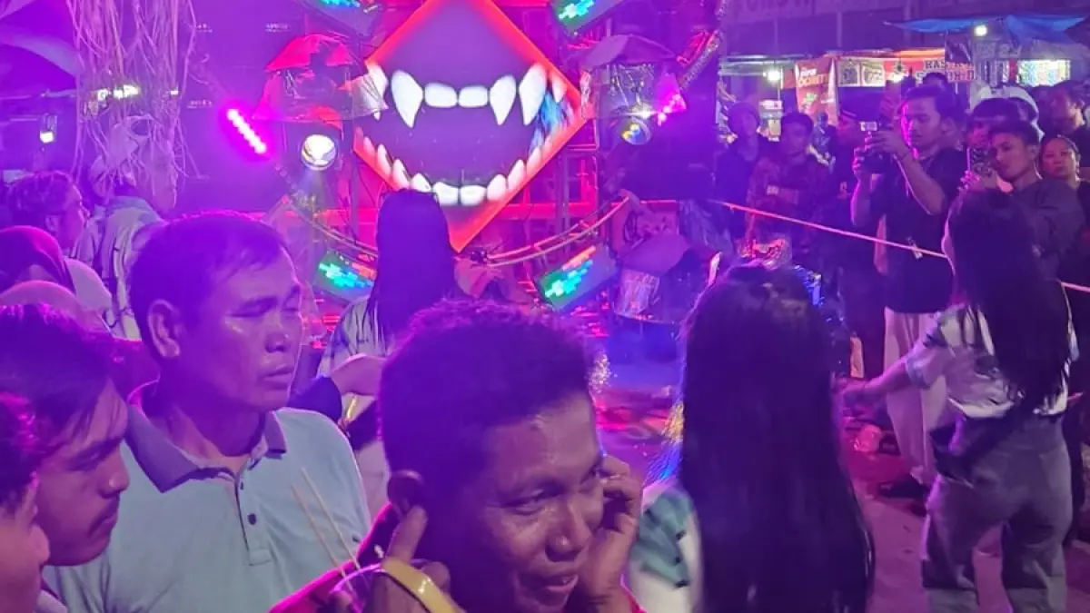 Suasana karnaval peringatan Agustusan di Desa Kedungrojo, Kecamatan Plumpang pada tahun lalu yang dimeriahkan parade sound horeg. (Andreyan/Radar Tuban)