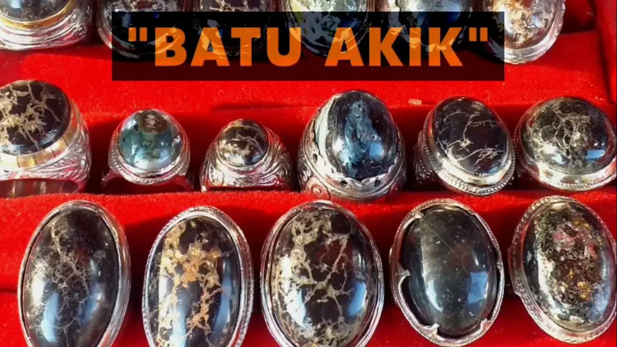  ilustrasi Batu Akik yang kini sudah mulai jarang di gemari ( Tangkapan layar video YouTube milik kanal Duzzles)