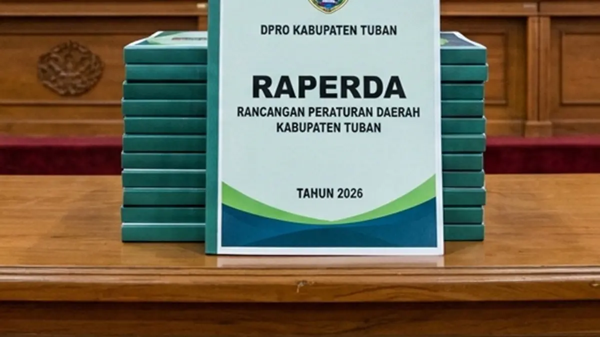 Ilustrasi Raperda Kabupaten Tuban. (Radar Tuban/AI)