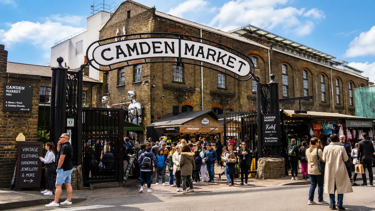 Potret Camden Market yang berdarah di London. (pinterest.com)