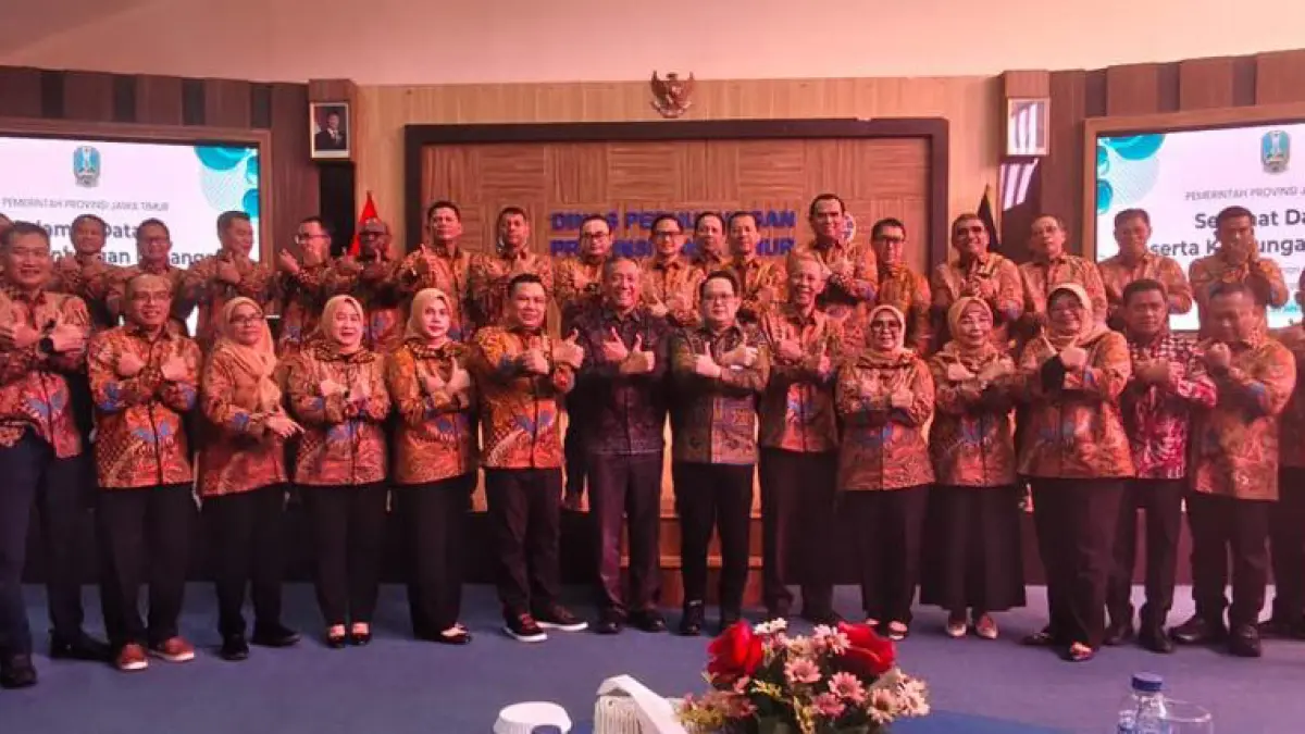 Seluruh peserta Pelatihan Kepemimpinan Nasional (PKN) 1 Angkatan LXVI ketika Kunjungan Lapangan di Provinsi Jatim pada 25 Juni 2026.