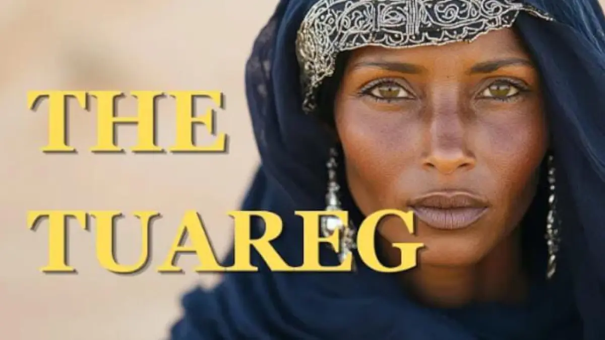 Potret wanita dari Suku Tuareg. (tangkapan layar video YouTube kanal The Kognos)