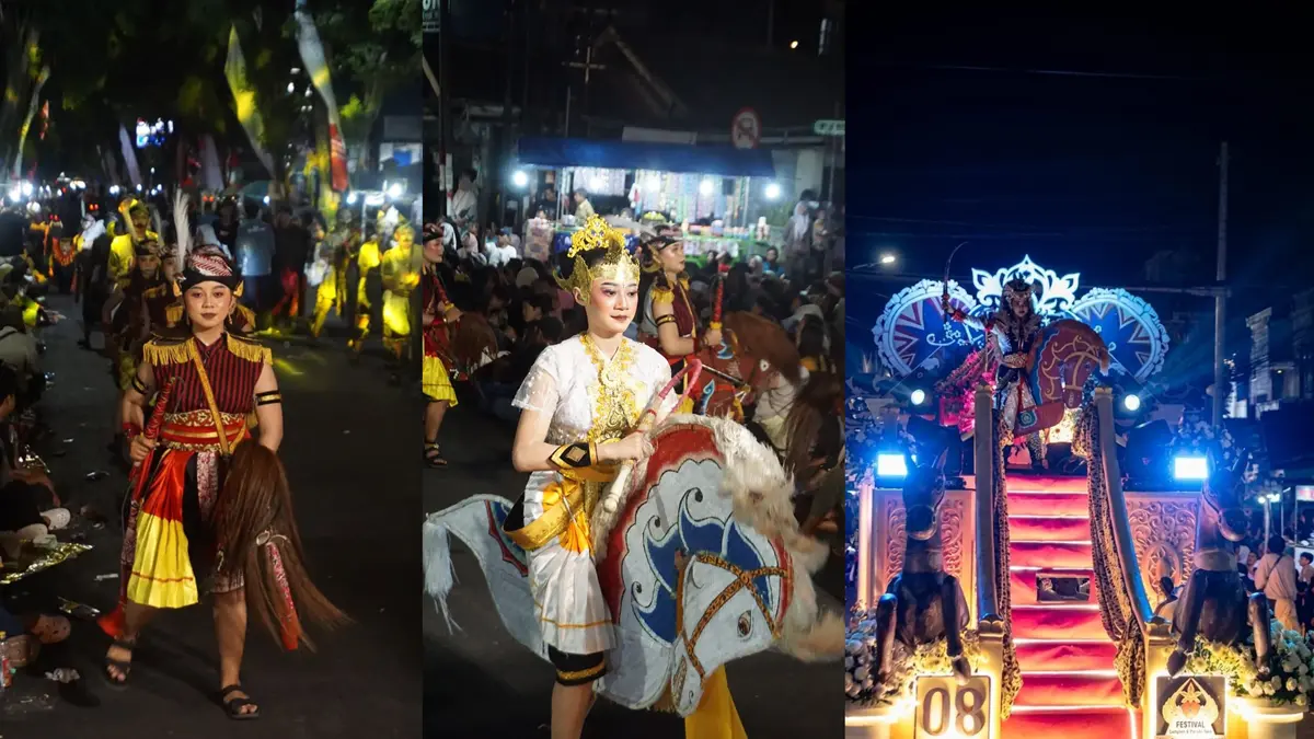 Mengusung tema Jaranan: Sandi Prajurit dari Tanah Tuban, sang juara bertahan TSNC 2024–2025 kembali mencuri perhatian penonton. (Andreyan/Radar Tuban)