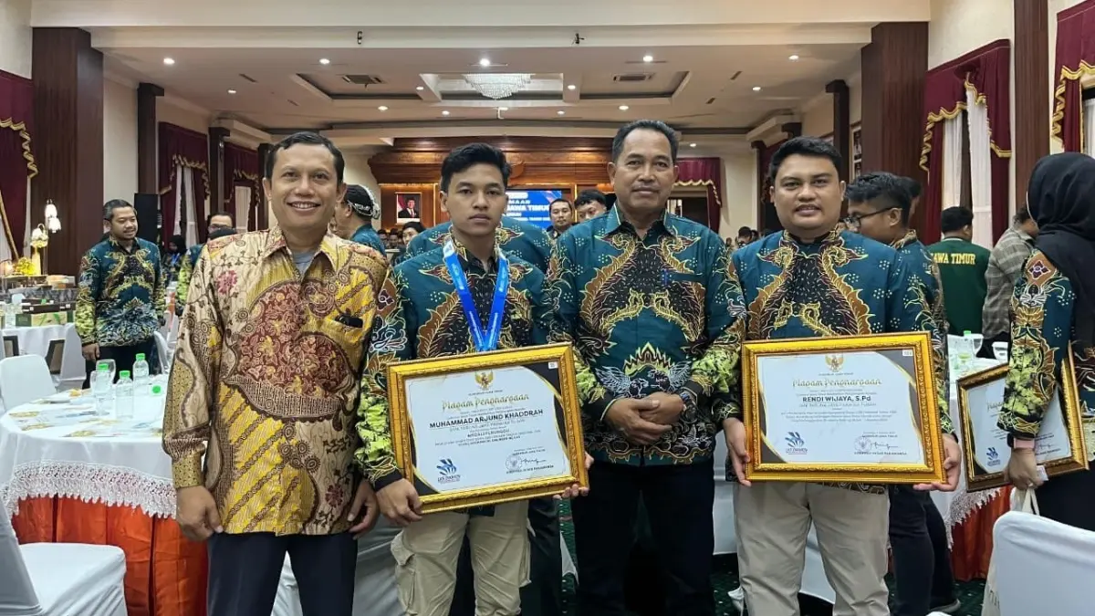 SMK TJP Tuban kembali menorehkan prestasi nasional, dua siswanya meraih juara dalam kompetisi Mechanical Engineering berbeda pada 2026. (SMK TJP untuk Radar Tuban)