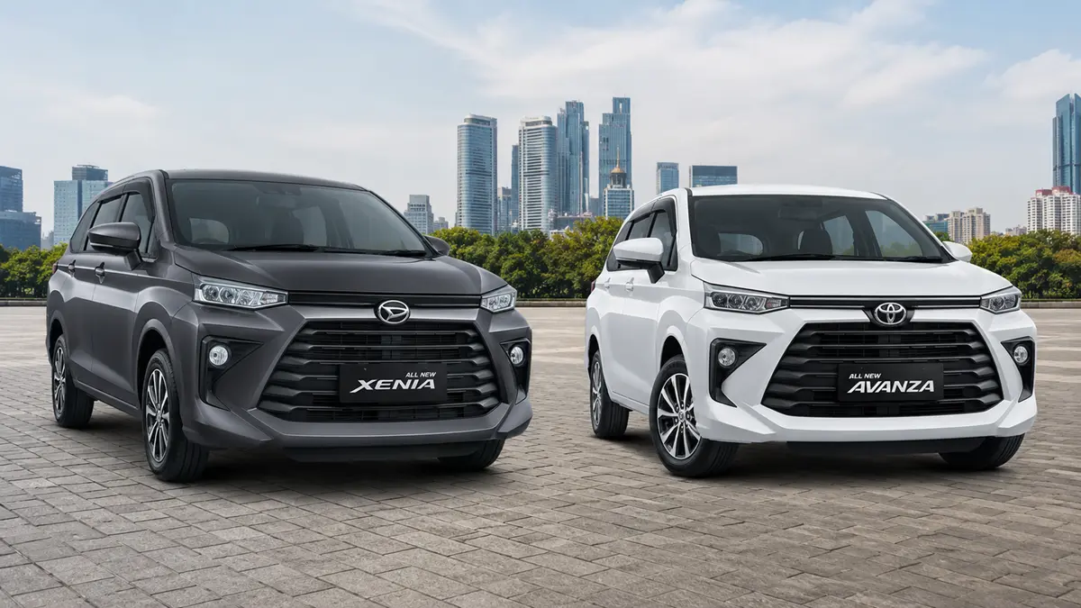 Daihatsu Xenia dan Toyota Avanza sama-sama populer sebagai mobil keluarga. (Radar Tuban)