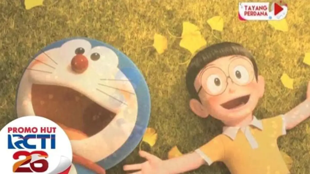 Potret animasi legendaris asal Jepang, Doraemon yang menemani keluarga Indonesia selama 35 tahun ini. (youtube.com/RCTI)