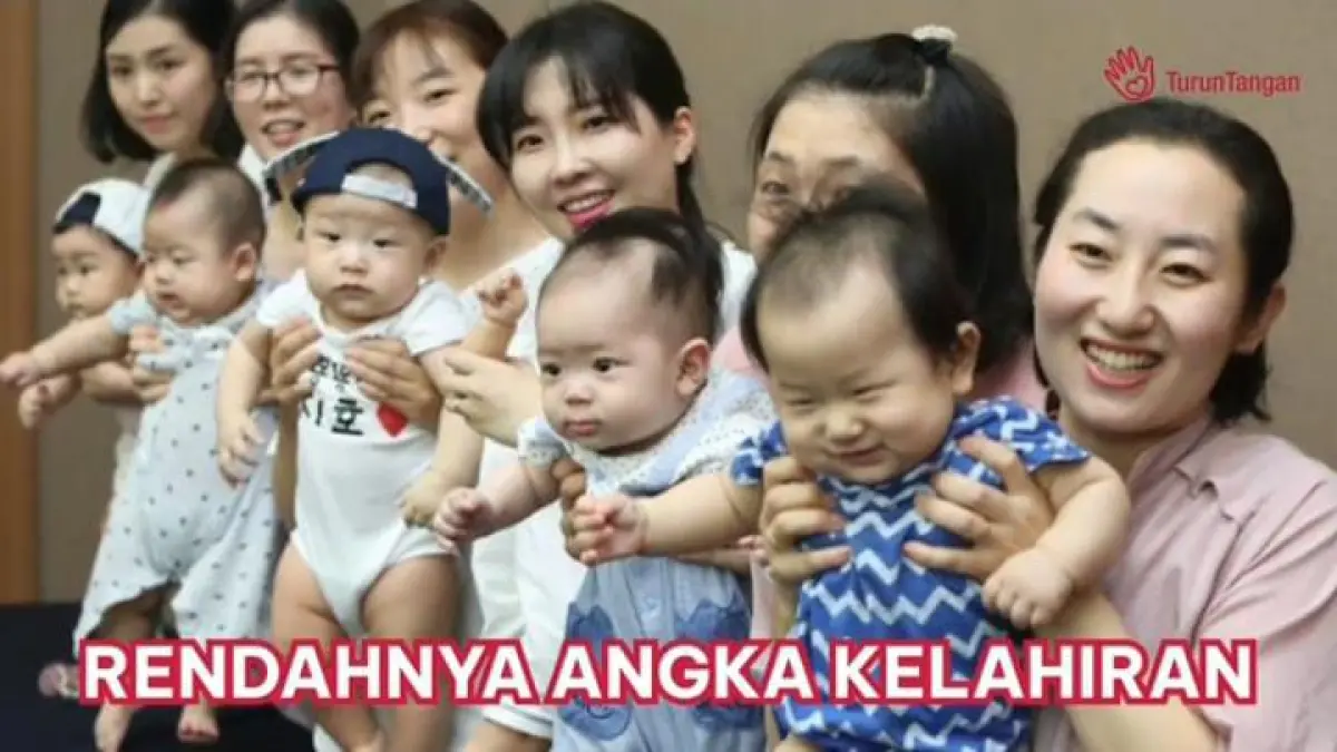 Angka kelahiran di Korea Selatan menurun, berpotensi mengancam masa depan negara. (Tangkapan layar Youtube Gerakan Turun Tangan)