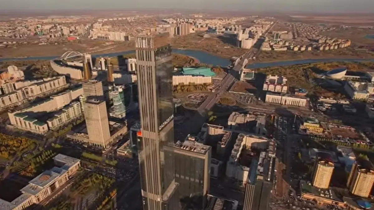 Potret tata kota Astana, ibu kota Republik Kazakhstan. (youtube.com/ VanDjen Media)