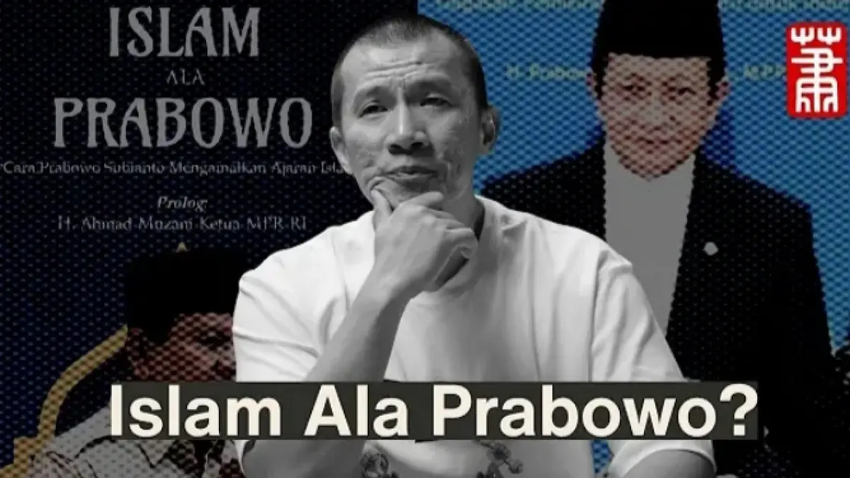 Fellix Siauw soroti tim penulis buku Islam ala Prabowo yang dinilai cari perhatian. (Tangkapan layar Youtube Felix Siauw)