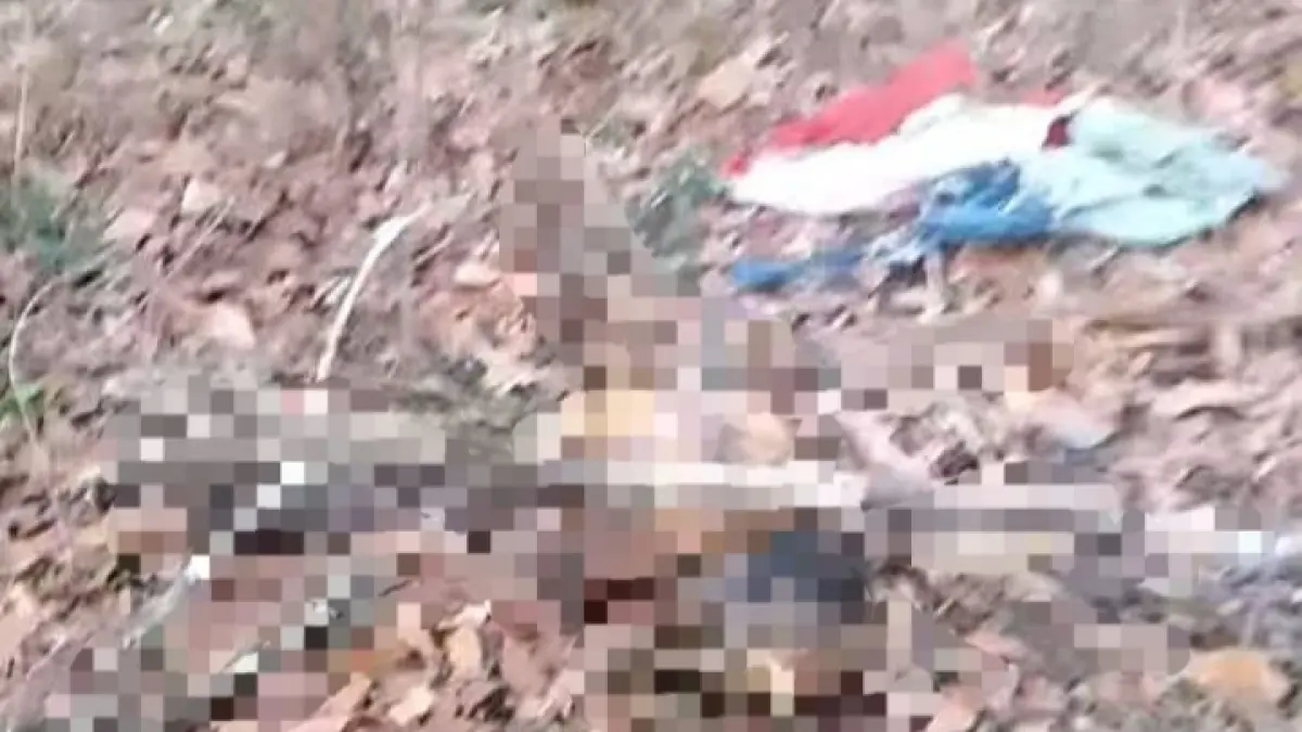 Jasad mbah Samen ditemukan di Hutan RPH Wangun, Selasa (15/9). (Istimewa)