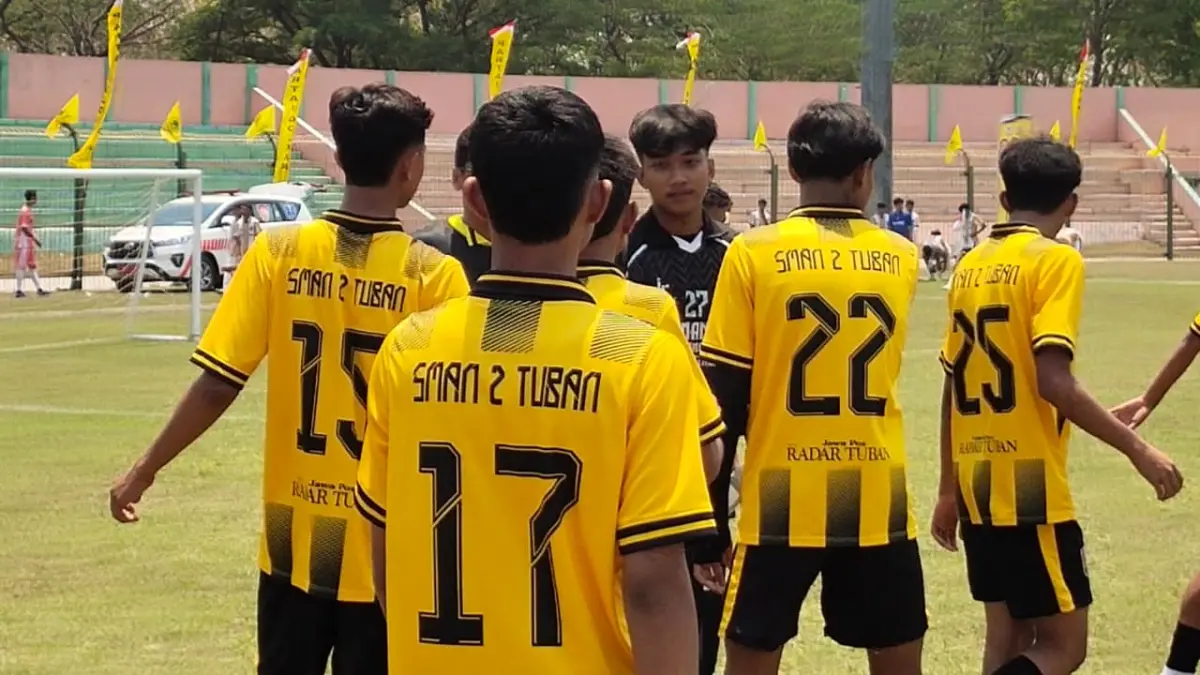 SMAN 2 Tuban Jadi Harapan Terakhir, Selangkah Lagi ke Final Bahlil Mini Soccer. (Dokumentasi Radar Tuban)