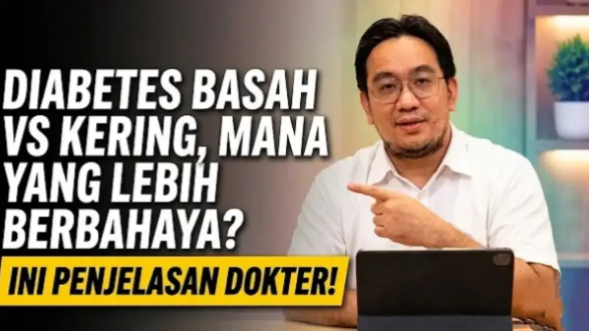 dr. Marshell Tendean, Sp.PD-KEMD berikan edukasi kesehatan mengenai miskonsepsi diabetes basah dan kering. (youtube.com/ DRV Channel)