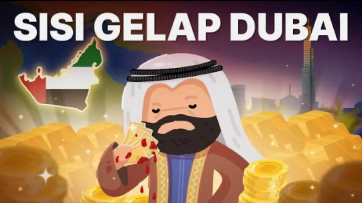Foto ilustrasi sisi gelap kilau emas di Dubai. (youtube.com/ Kok Bisa)