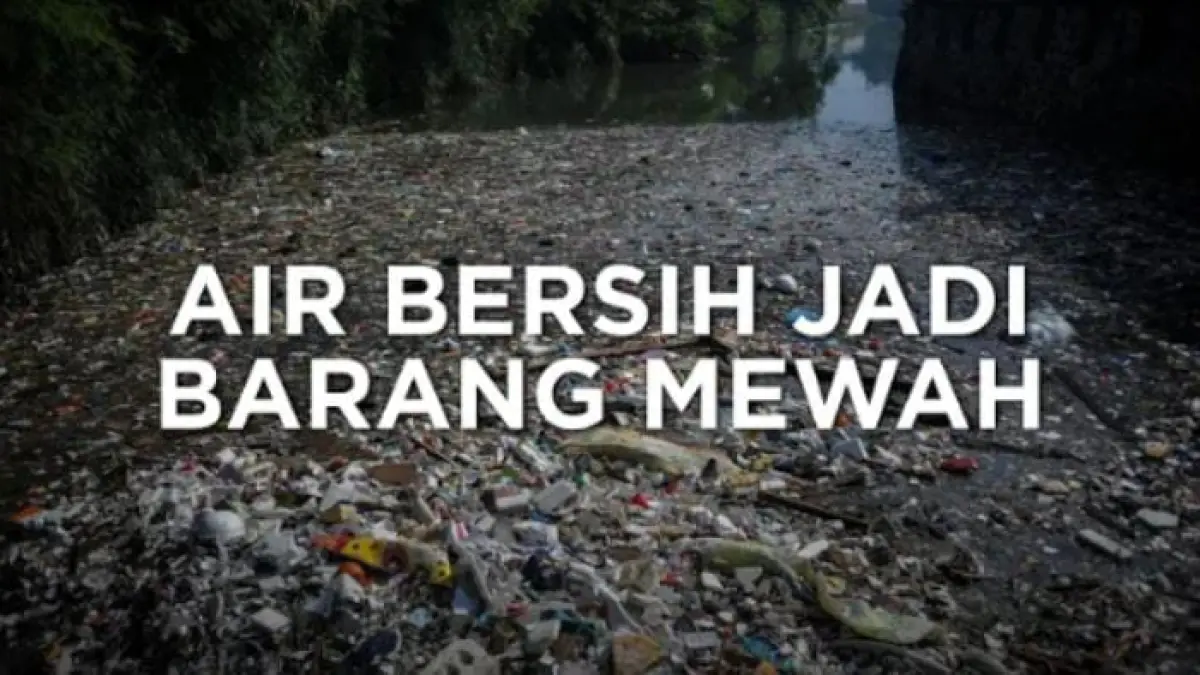 Ilustrasi krisis air bersih di Indonesia. (youtube.com/ Dari Suara)