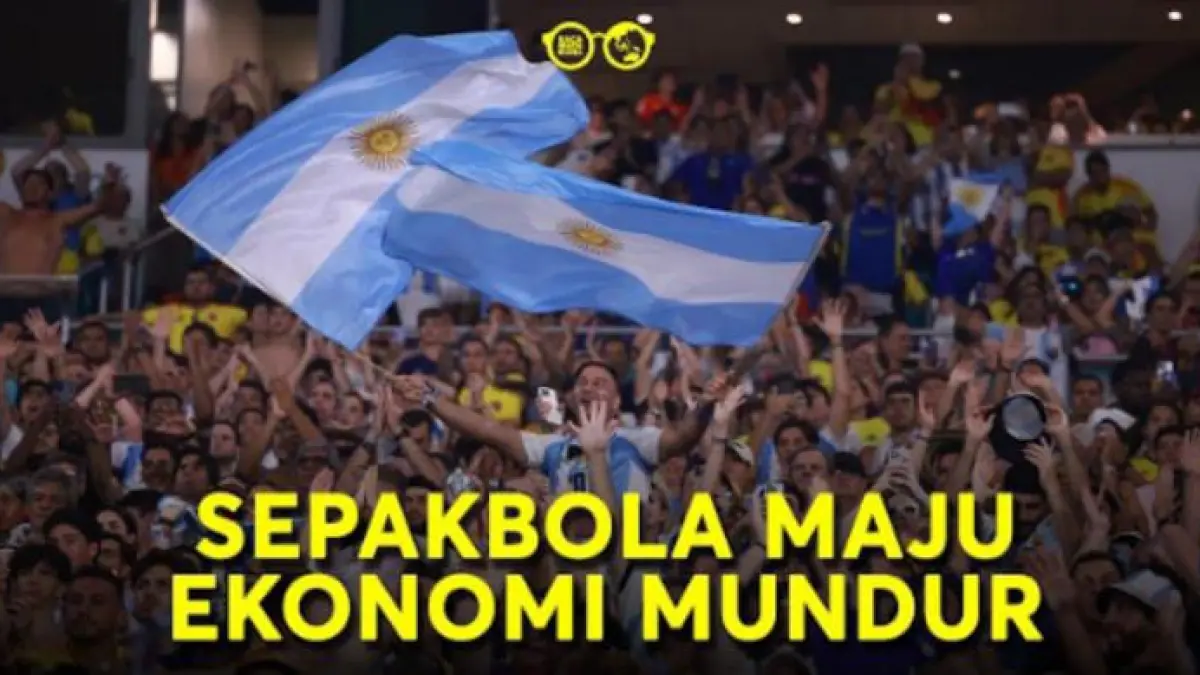 Potret pendukung sepakbola Argentina. (Tangkapan layar Youtube Kacamata Dunia)