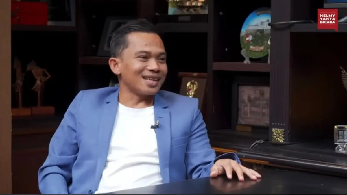 Yandi Hermawan bagikan kisah perjuangannya berbisnis. (Tangkapan layar Youtube Helmy Yahya Bicara)