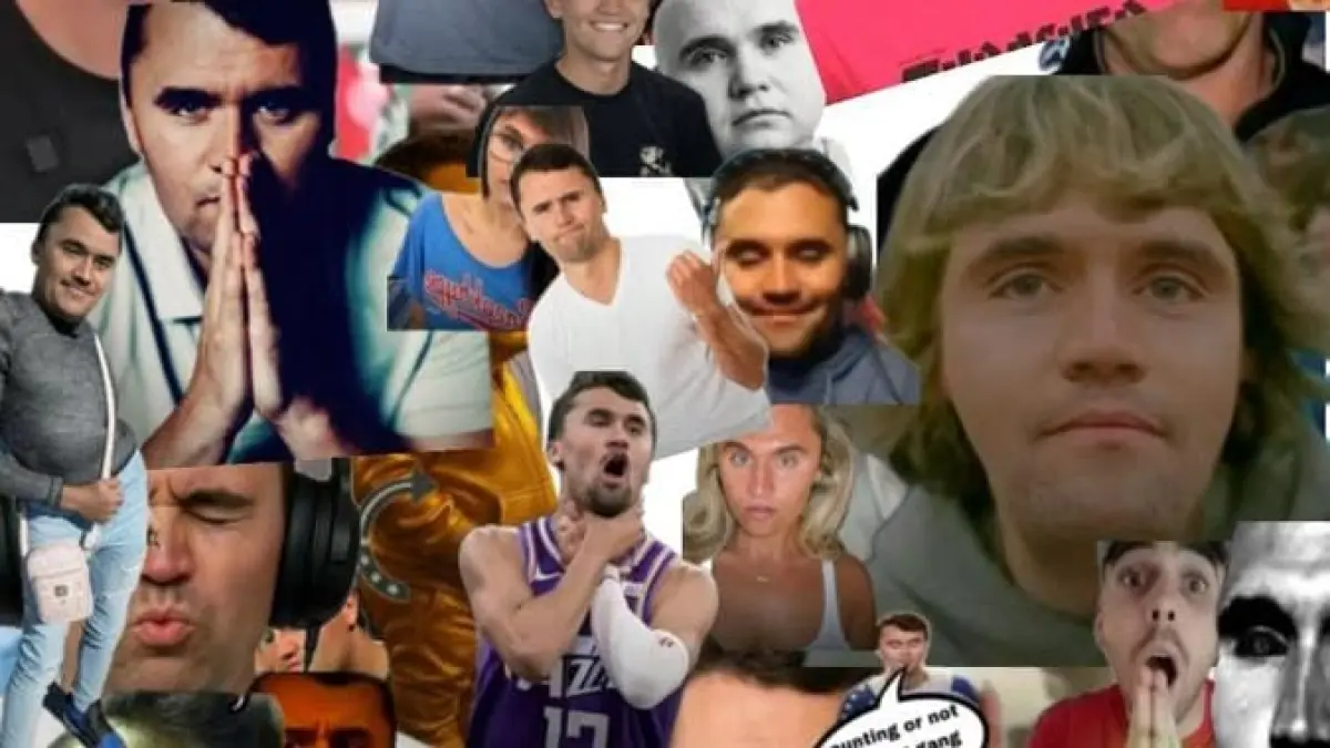 Manipulasi gambar berbasis AI yang memanfaatkan wajah Charlie Kirk menjadi salah satu contoh. (Pinterest.com)