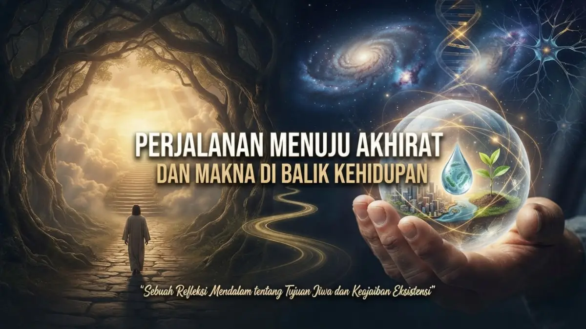 Gambar ilustrasi kehidupan setelah kematian. (Radar Tuban/ AI)