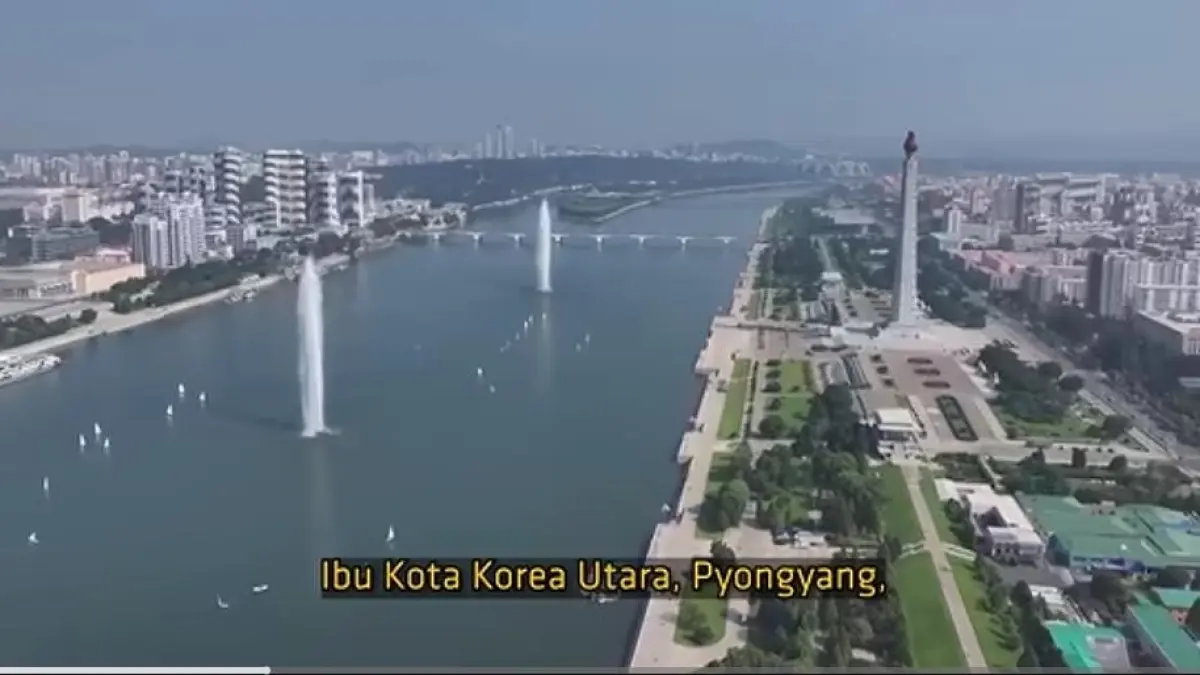 Potret kota Pyongyang. (youtube.com/ Sepulang Sekolah)