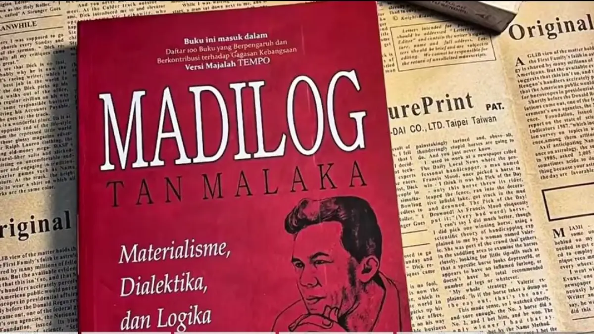 Gambar buku milik Tan Malaka yang berjudul Madilog. (youtube.com/ Luciveda)