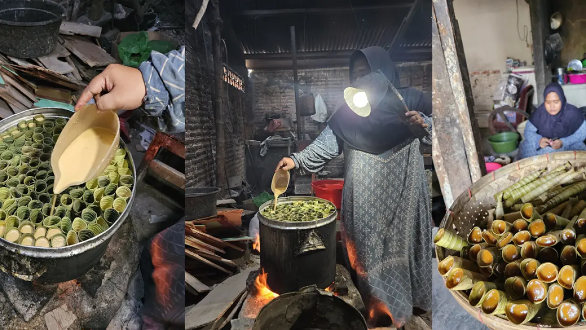 Lebih dari empat dekade, dumbek Haji Sahenan Tuban tetap diminati. Pesanan bahkan menjangkau berbagai kota di Jawa hingga Bali. (Andreyan/Radar Tuban)