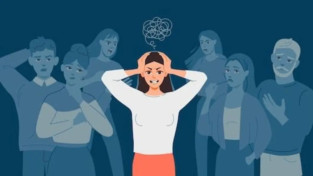 Ilustrasi konsep psikologi mengenai emosi amarah yang lahir dari rasa takut dan kecemasan. (Pinterest)