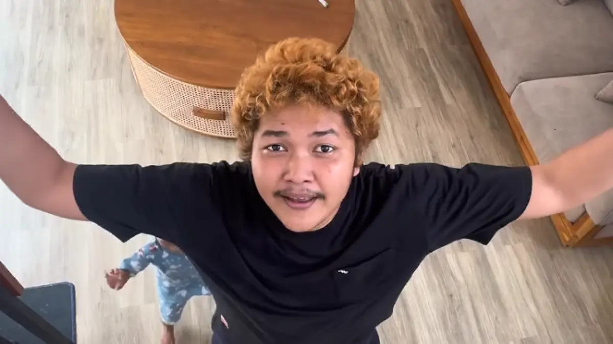 Nopek novian dalam salah satu kontennya. (instagram.com/ nopeknovian)