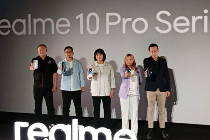 Peluncuran Realme 10 Pro Series di Indonesia. (RianAlfianto/JawaPos.com)
